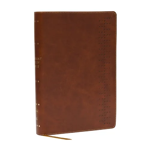 Student Study Bible: A Guide to Knowing and Living God's Word (Nkjv, Brown Leathersoft, Red Letter, Comfort Print)