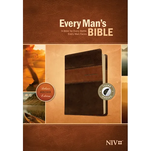 Every Man's Bible NIV, Deluxe Heritage Edition, Tutone