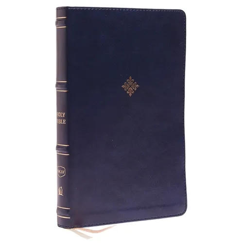 Nkjv, Thinline Bible, Leathersoft, Navy, Red Letter Edition, Comfort Print: Holy Bible, New King James Version