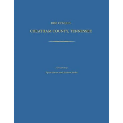 1880 Census, Cheatham County, Tennessee