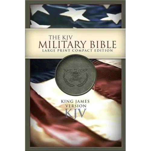Military Bible-KJV-Large Print Compact
