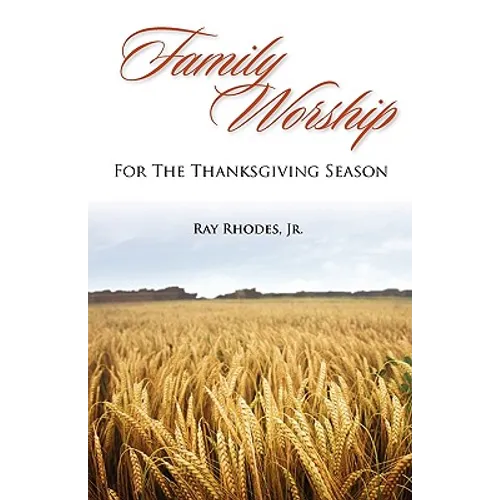 Family Worship for the Thanksgiving Season