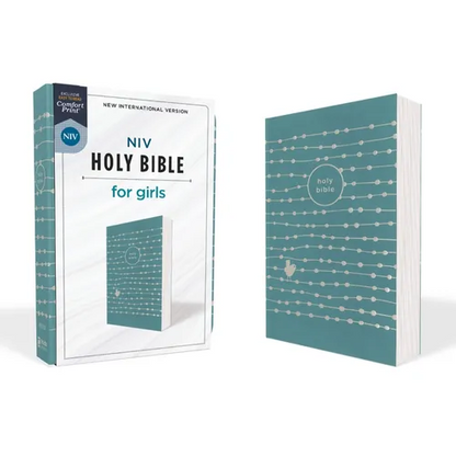 Niv, Holy Bible for Girls, Soft Touch Edition, Leathersoft, Teal, Comfort Print