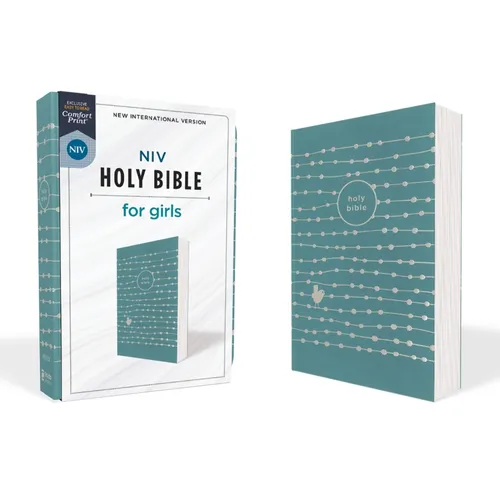 Niv, Holy Bible for Girls, Soft Touch Edition, Leathersoft, Teal, Comfort Print