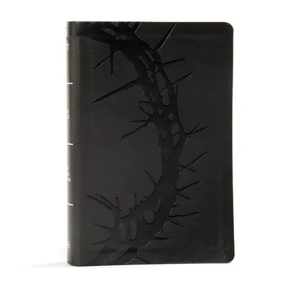 KJV Large Print Personal Size Reference Bible, Charcoal Leathertouch Indexed - Imitation Leather